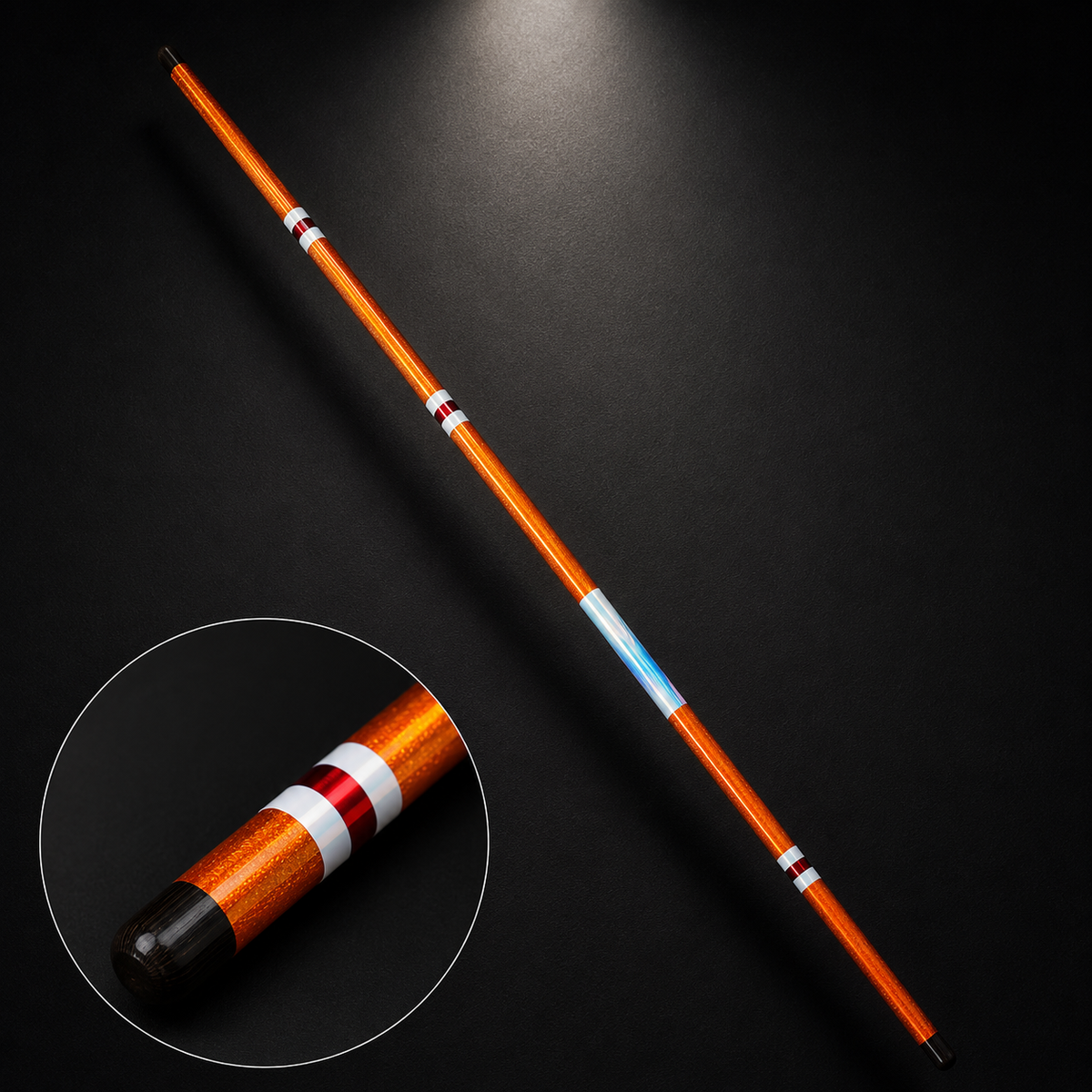 54" Orange Tangle Competitor Core Bo | Ultimate Vault 10
