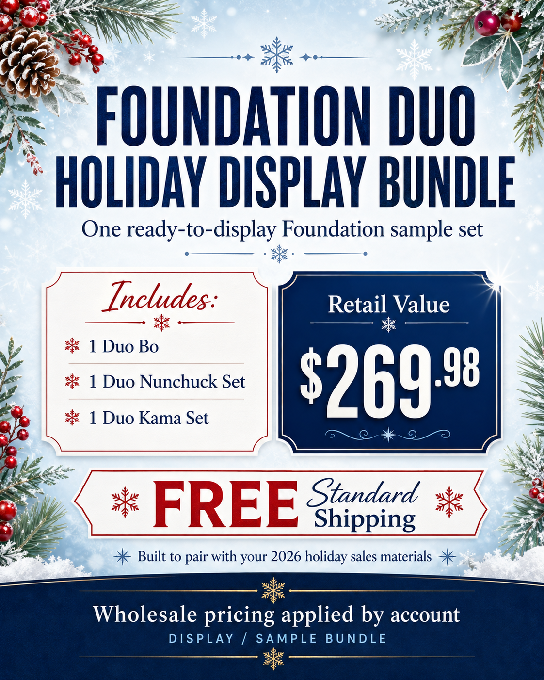 Foundation Duo Holiday Display Bundle