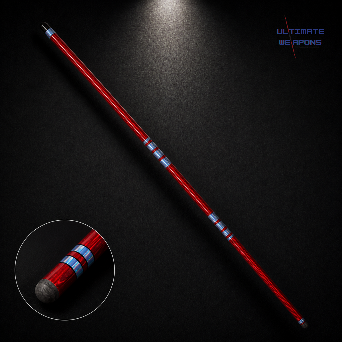 42" Red Plaid Contender Bo | Ultimate Vault 001